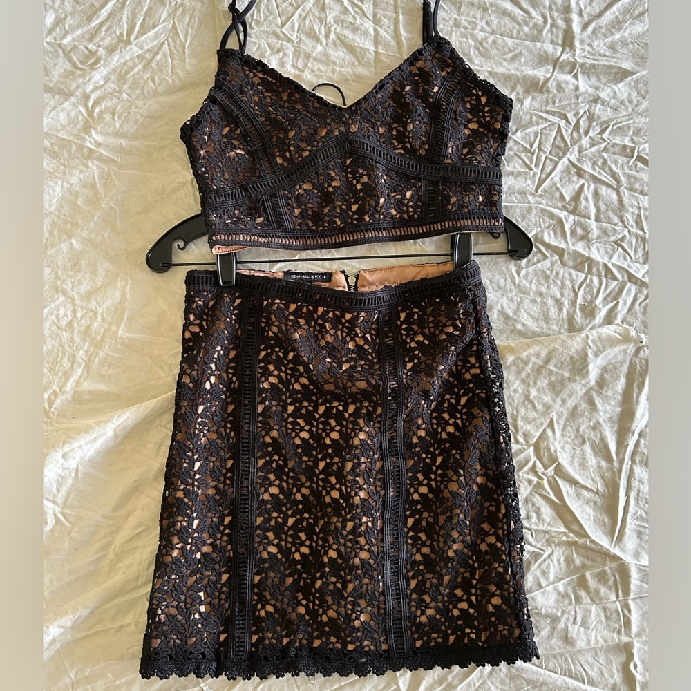 Kendall and Kylie top and skirt